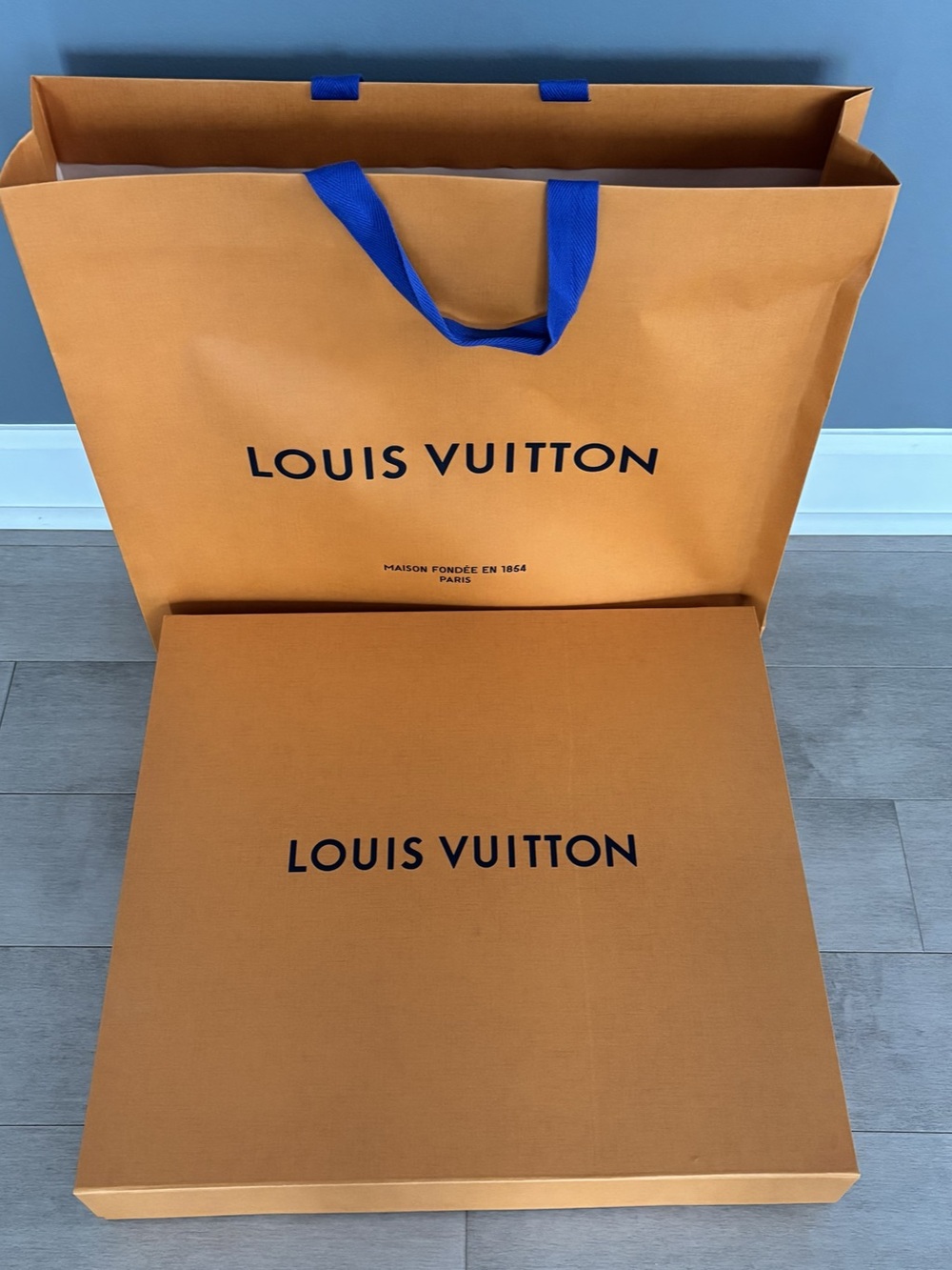 Empty Designer Box and Bag